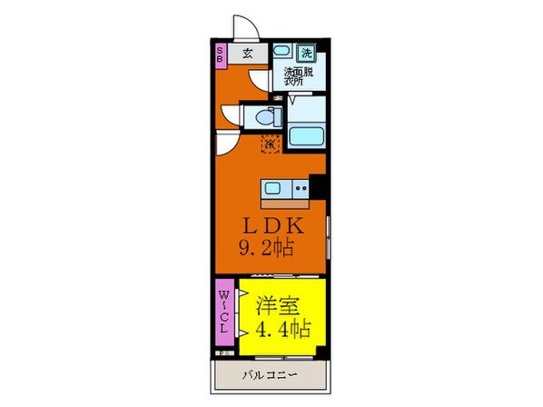 ラ・フェリシア桜川の物件間取画像